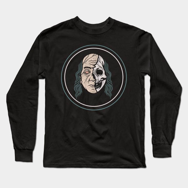 Benjamin skull Long Sleeve T-Shirt by gggraphicdesignnn